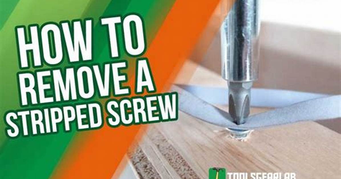Tools to Remove Stripped