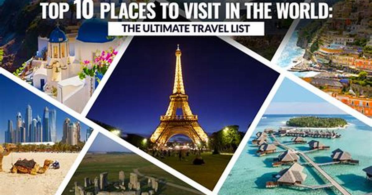 Top 10 Places to Visit In