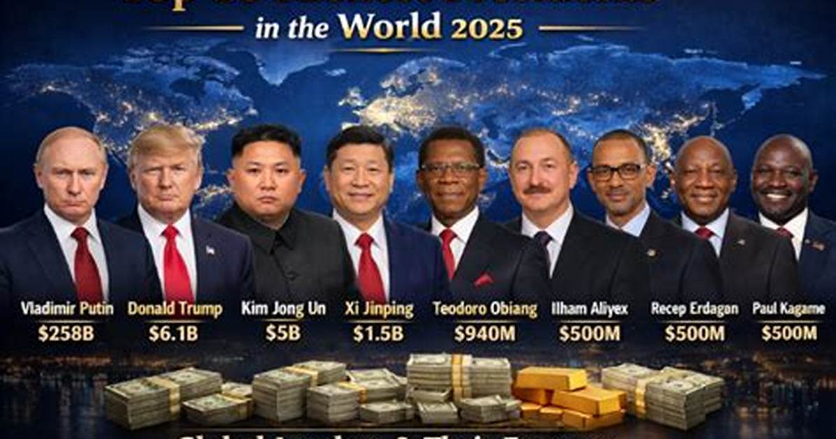 Top 20 Richest Presidents in the World 2024: Wealth, Power, and Influence