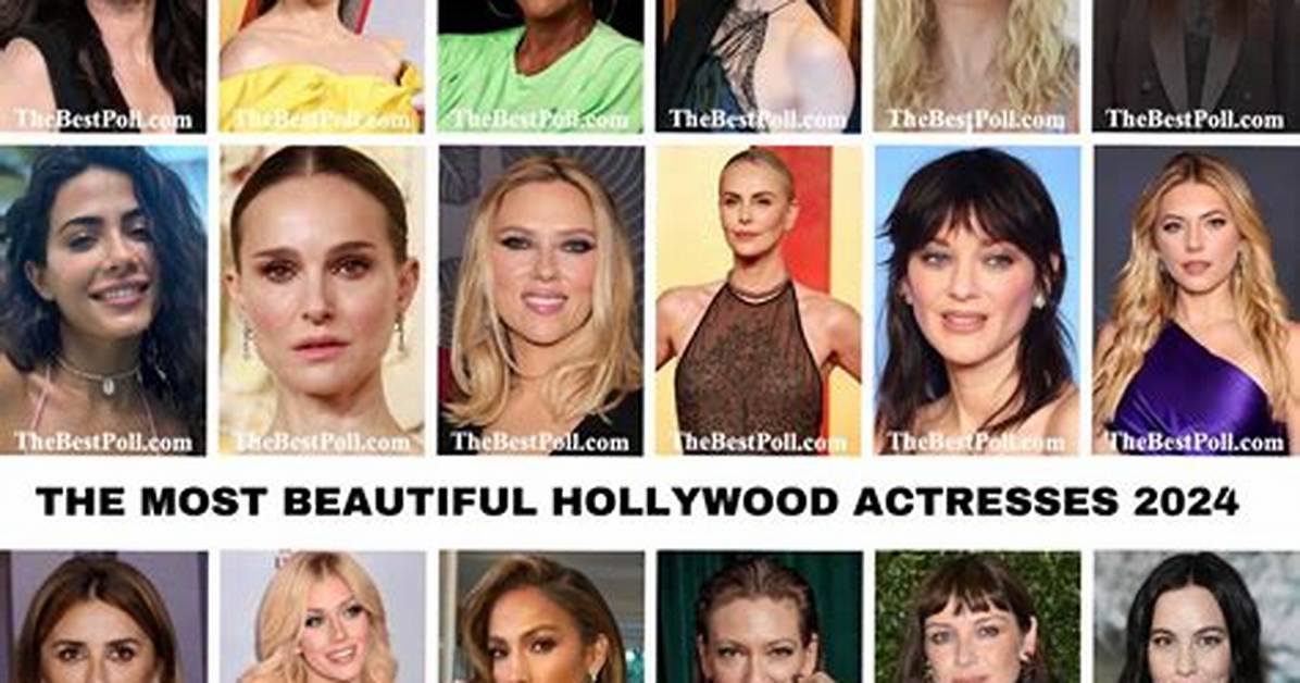 Top Hollywood Actresses with Stunning