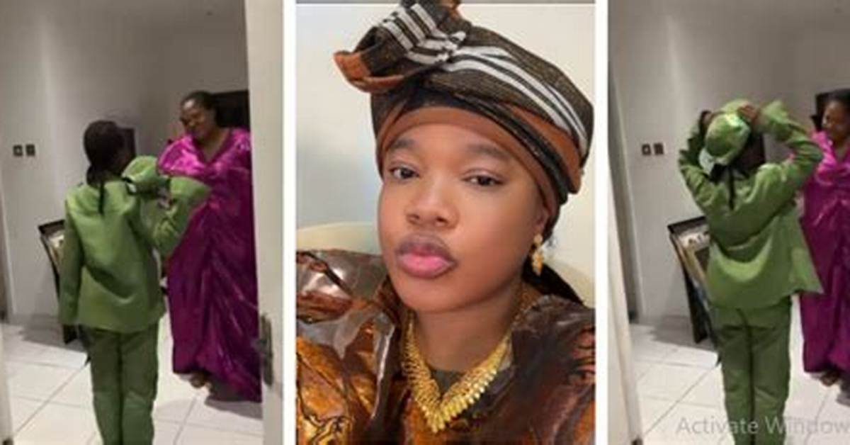 Toyin Abraham Receives a Surprise From