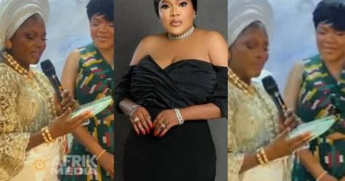 Toyin Abraham Receives A