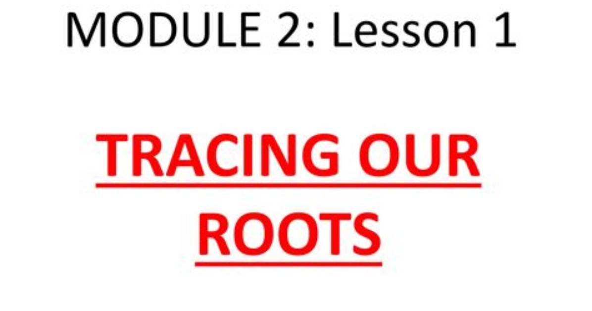 Tracing the Roots Of
