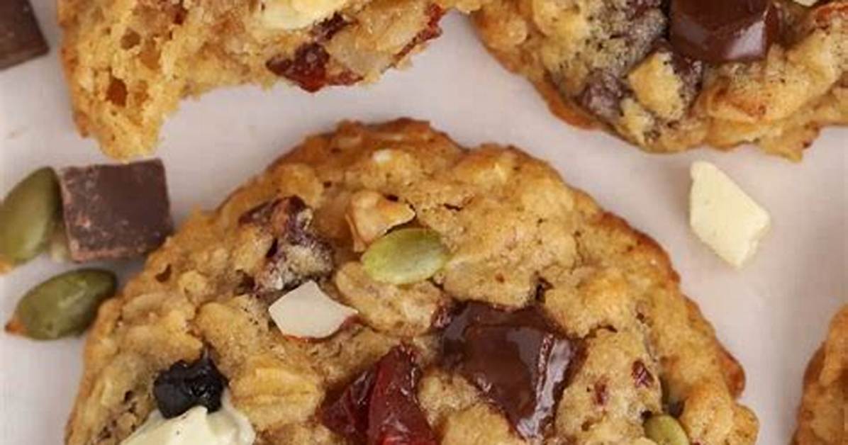 Trail Mix Cookies {Loaded with Mix-Ins}