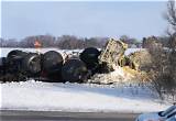 Train Derailment in Minnesota Spills Ethanol, Several Rail Cars Catch Fire, Homes Evacuated