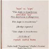 “Treacherous” Lyrics Meaning