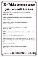 Tricky Question Answer