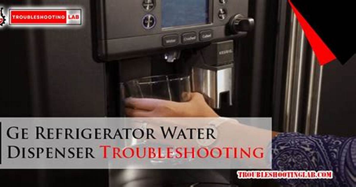 Troubleshooting a Ge Water