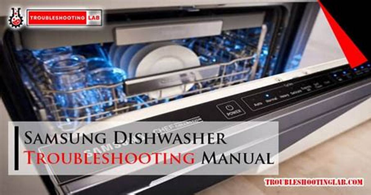 Troubleshooting Samsung Dishwashers