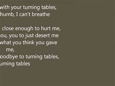 “Turning Tables” by Adele - Lyrics and Meaning