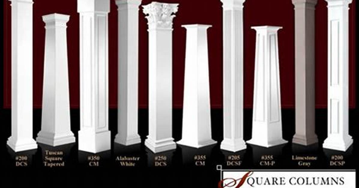 Types of Square Columns | Homesteady