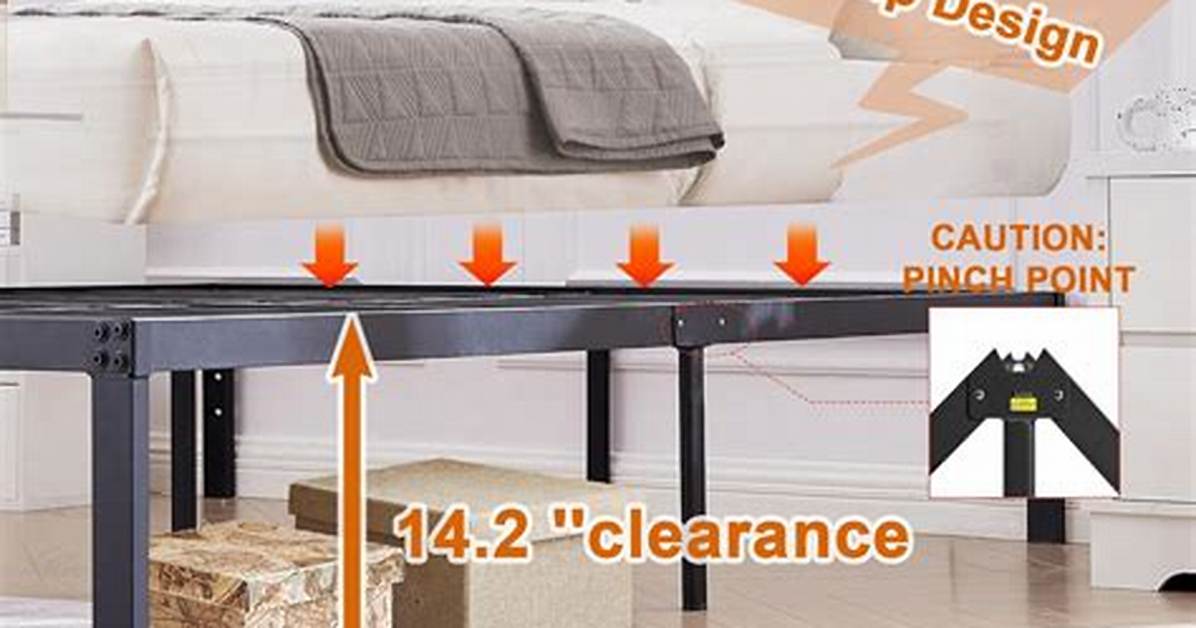 Typical Clearance Under a Day Bed