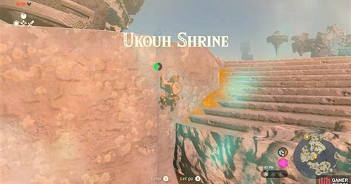 Ukouh Shrine Guide Using Ultrahand in Tears of The