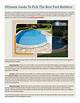 Ultimate Guide to Pool Builders Supply: Everything You Need to Know