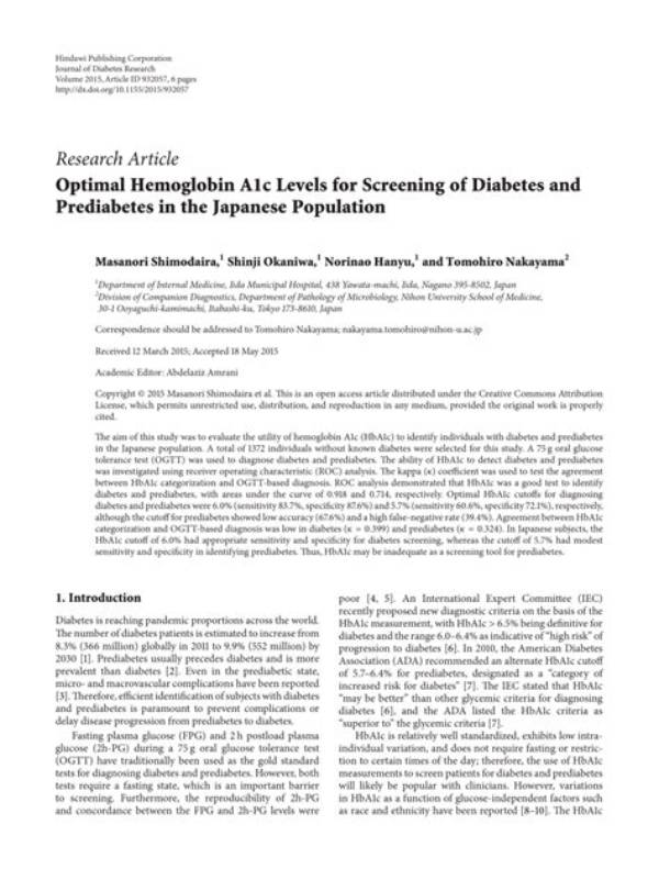 Uncover the Secrets of Optimal Hemoglobin A1C Levels