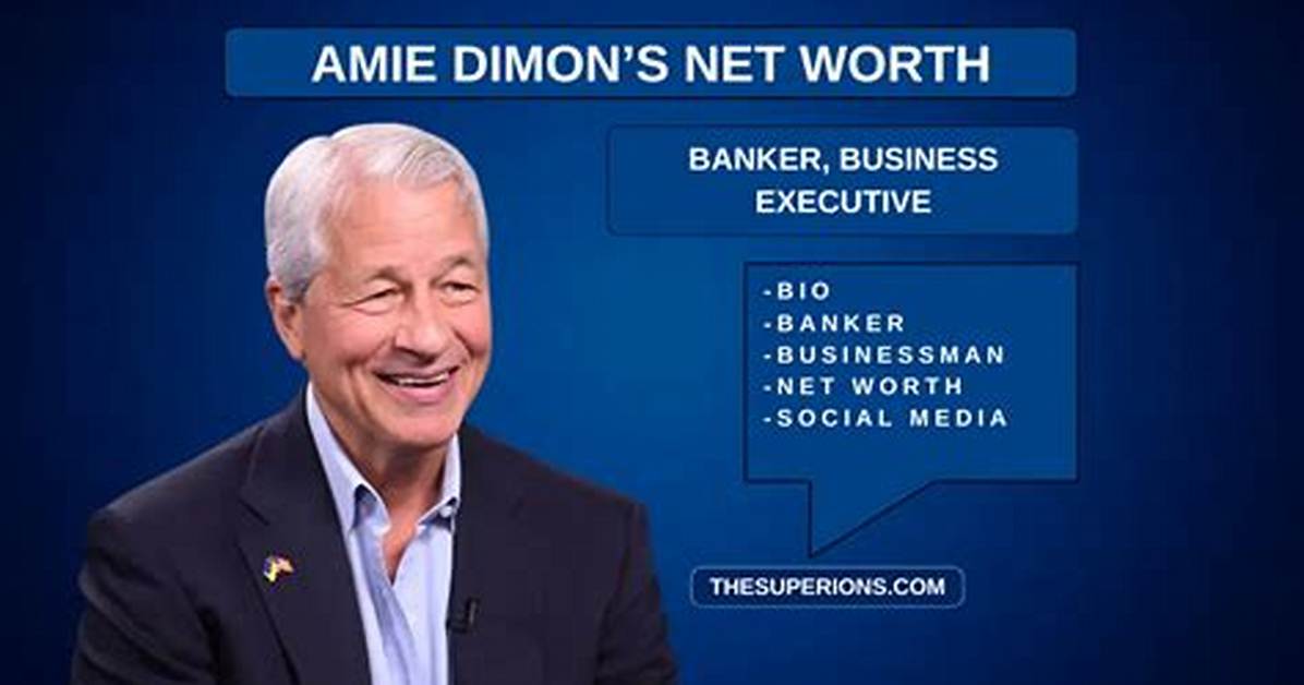 Uncovering Jamie Dimon's Staggering Net Worth: a Comprehensive Analysis