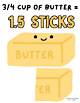 Understanding 3/4 Cup Butter in Sticks: a Comprehensive Guide