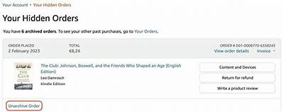 Understanding Amazon Archive Orders: a Comprehensive Guide