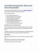 Understanding Sono Bello Costs: What You Need to Know Before Your Procedure
