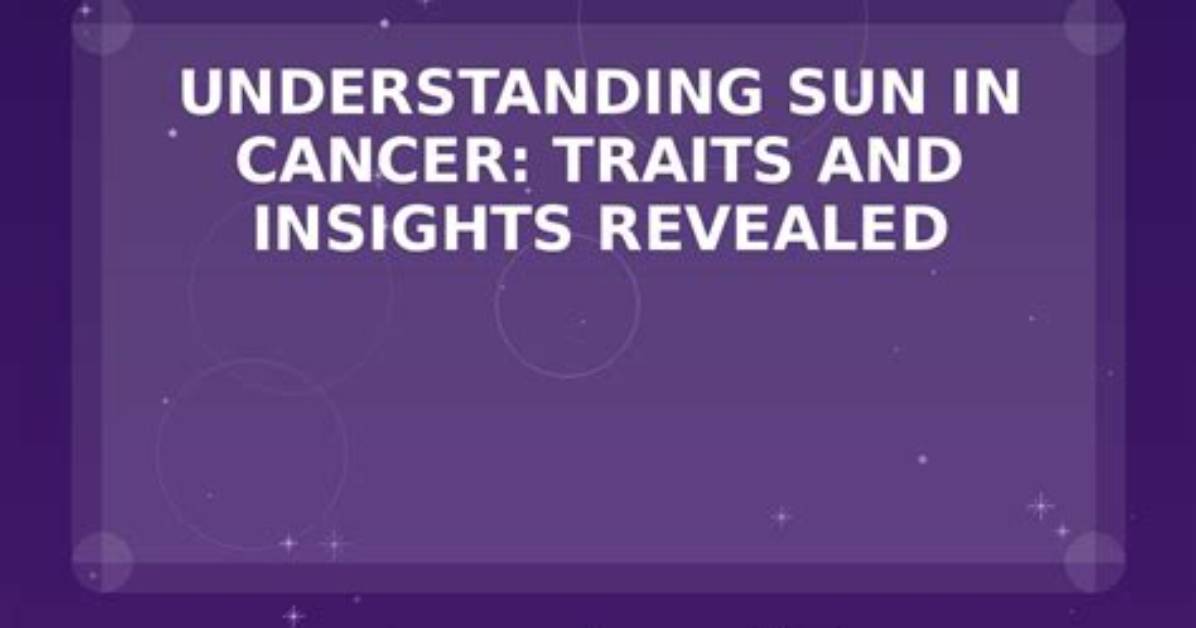 Understanding Sun Signs in June: Astrology Insights