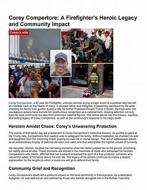 Understanding the Impact of Corey Comporatore's Tweets on Social Media Trends