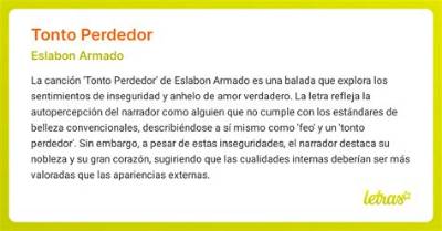Understanding "Tonto Perdedor in English" – What Does It Mean?