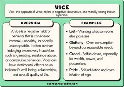 Understanding Vices: What Are Vices and How They Affect Our Lives