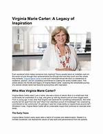Unveiling the Legacy of Virginia Marie Carter: Discoveries and Insights