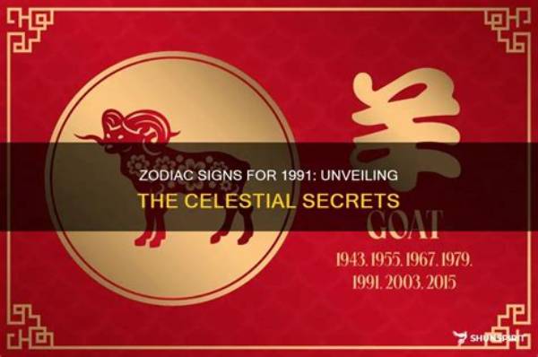Unveiling the Secrets of 1991 Year of the Chinese Zodiac Compatibility: a Complete Guide
