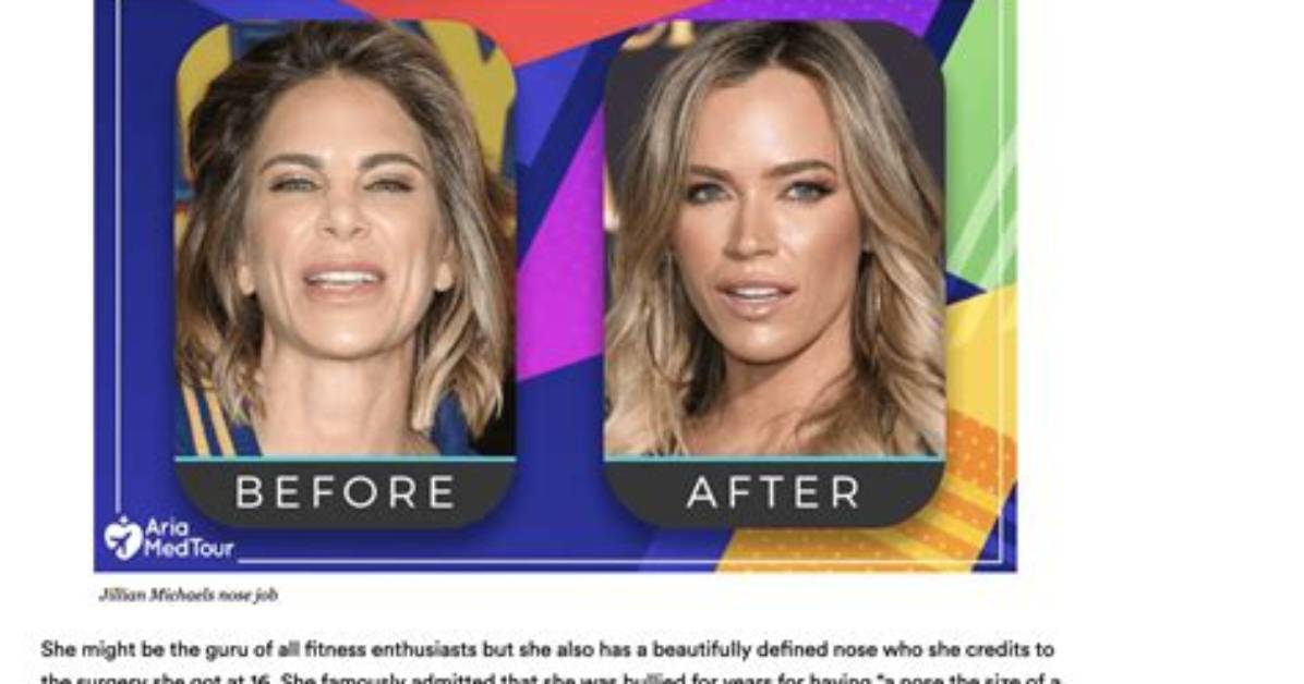 Unveiling the Truth Jillian Michaels Plastic