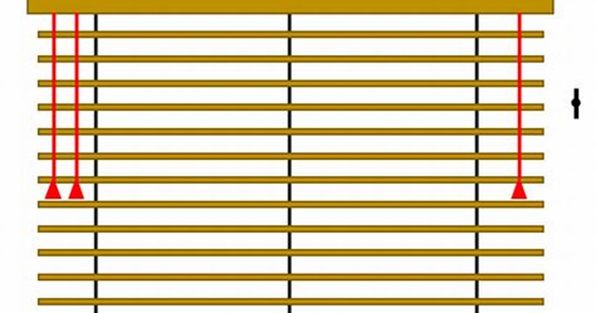 Venetian Blind Tilt Cord