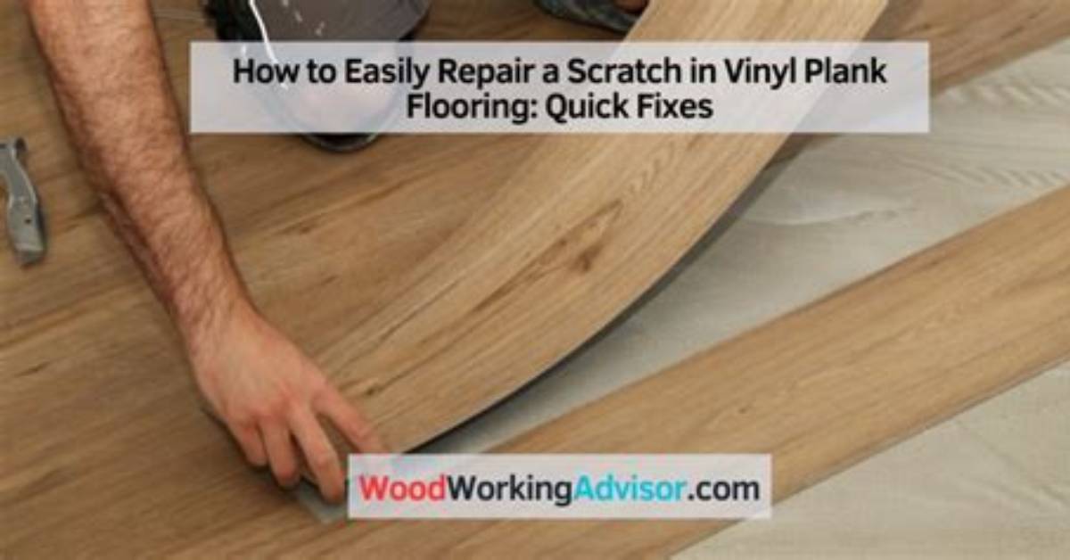 Vinyl Wood Finish Flooring Scratch