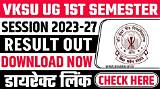 Vksu Ug 1St Semester Result 2024 out Ba/ B. Com and Bsc Part 1 Result