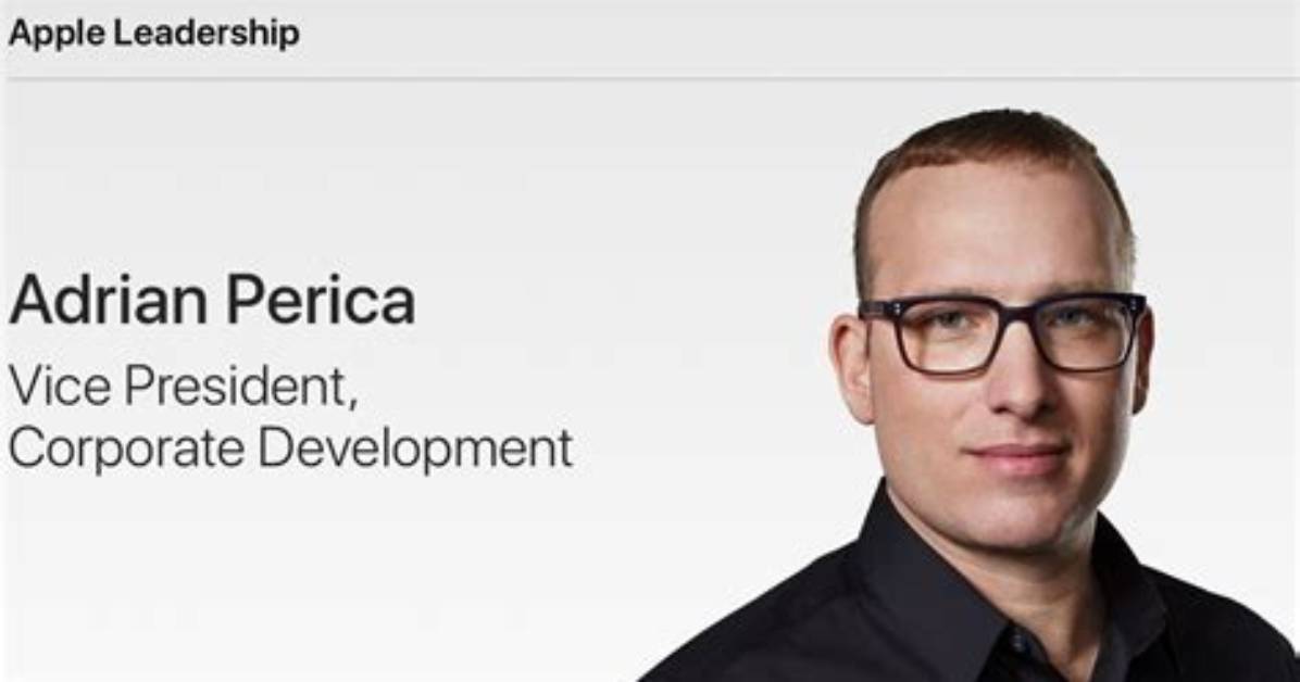 Vp of Apple Inc Who Is Adrian Perica Salary and Net