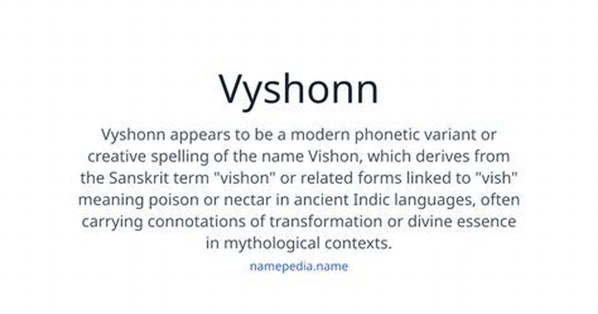 Vyshonn