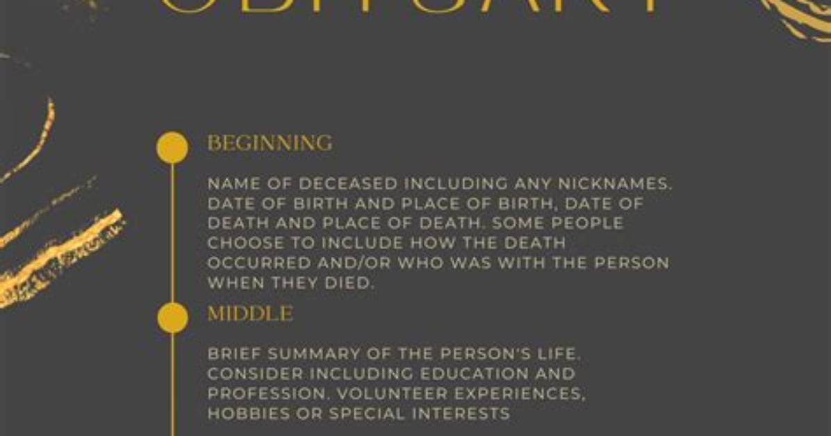 Was Does Obituary Mean?
