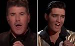 Watch Simon Cowell Join 'Elvis Presley' on Stage to Sing a King Classic on America's. ..