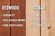 Weather Resistance of Cedar Vs. Redwood