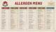 Wendy's Allergen Menu: a Comprehensive Guide for Safe Dining