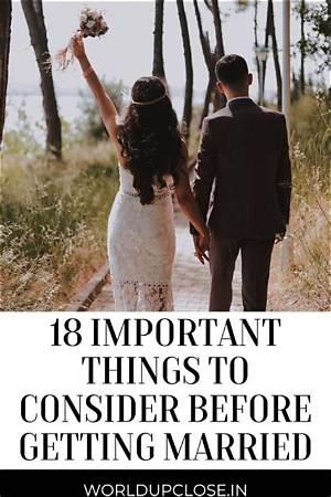 What a Woman Should Consider Before Getting Married?