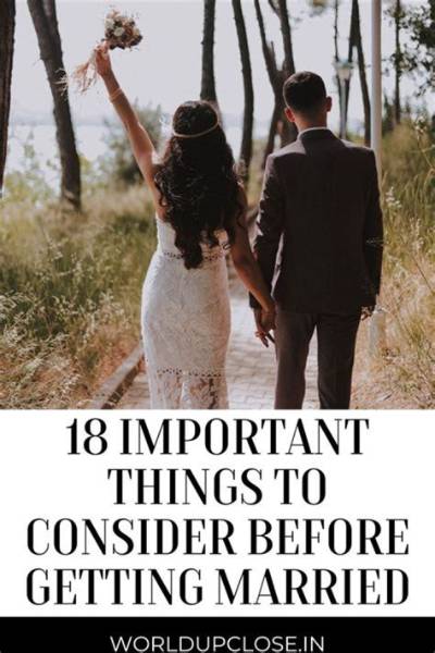 What a Woman Should Consider Before Getting Married?