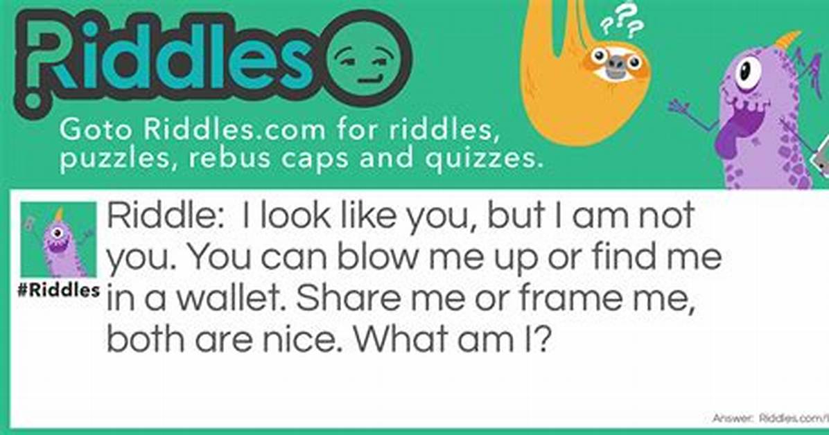 What Am I Riddle Answer Wallet?