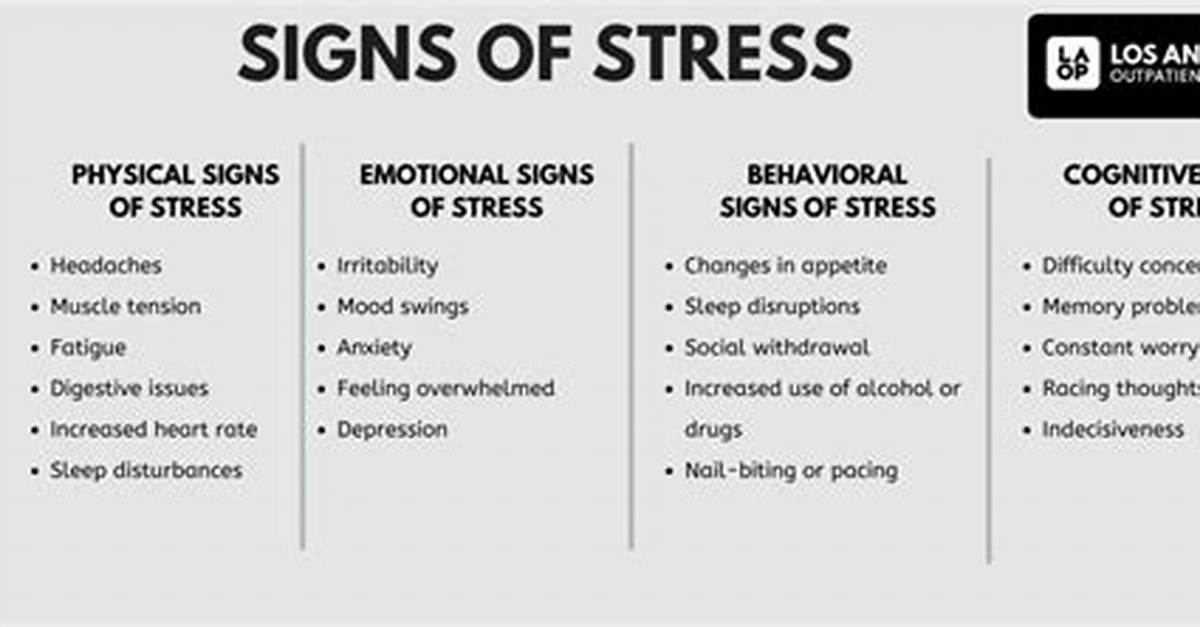 What Are 3 Signs of Stress?