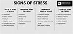 What Are 3 Signs of Stress?