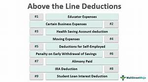 What Are Above-the-Line Deductions for 2020?