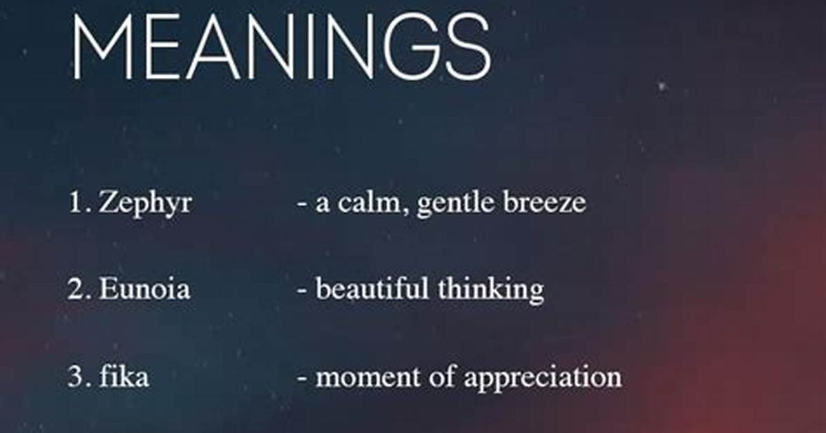 What Are Beautiful Rare Words?