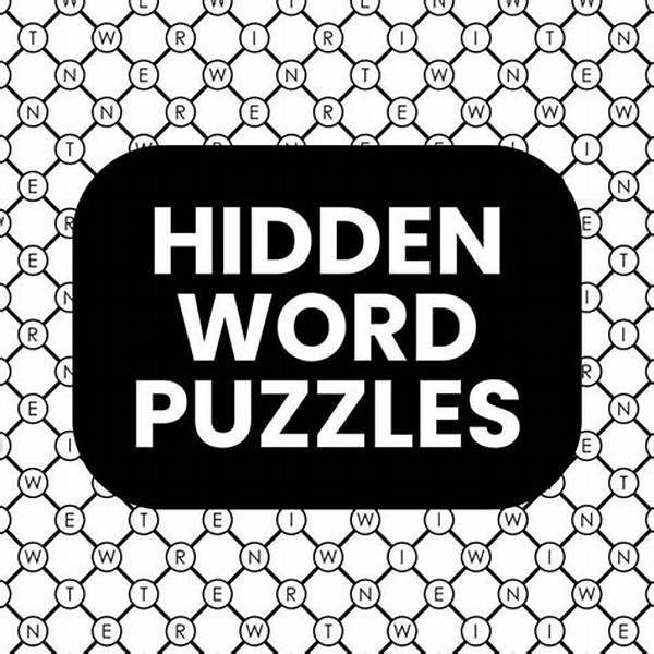 What Are Hidden Word Puzzles Called?