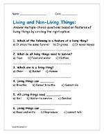 What Are Living Things Answer