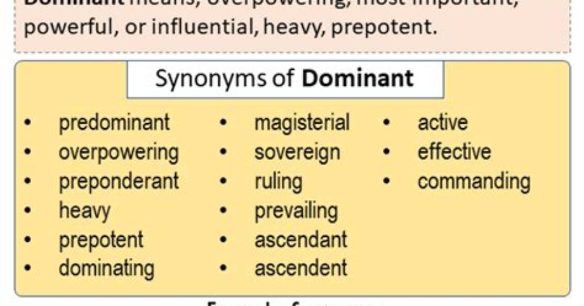 What Are Some Dominant Words?