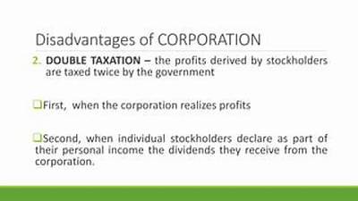 What Are Stockholders Double Taxed on?